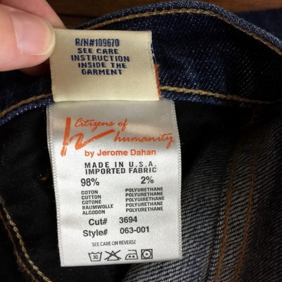 Citizens Of Human Jeans 27 Kelly Stretch Cropped - Picture 6 of 6